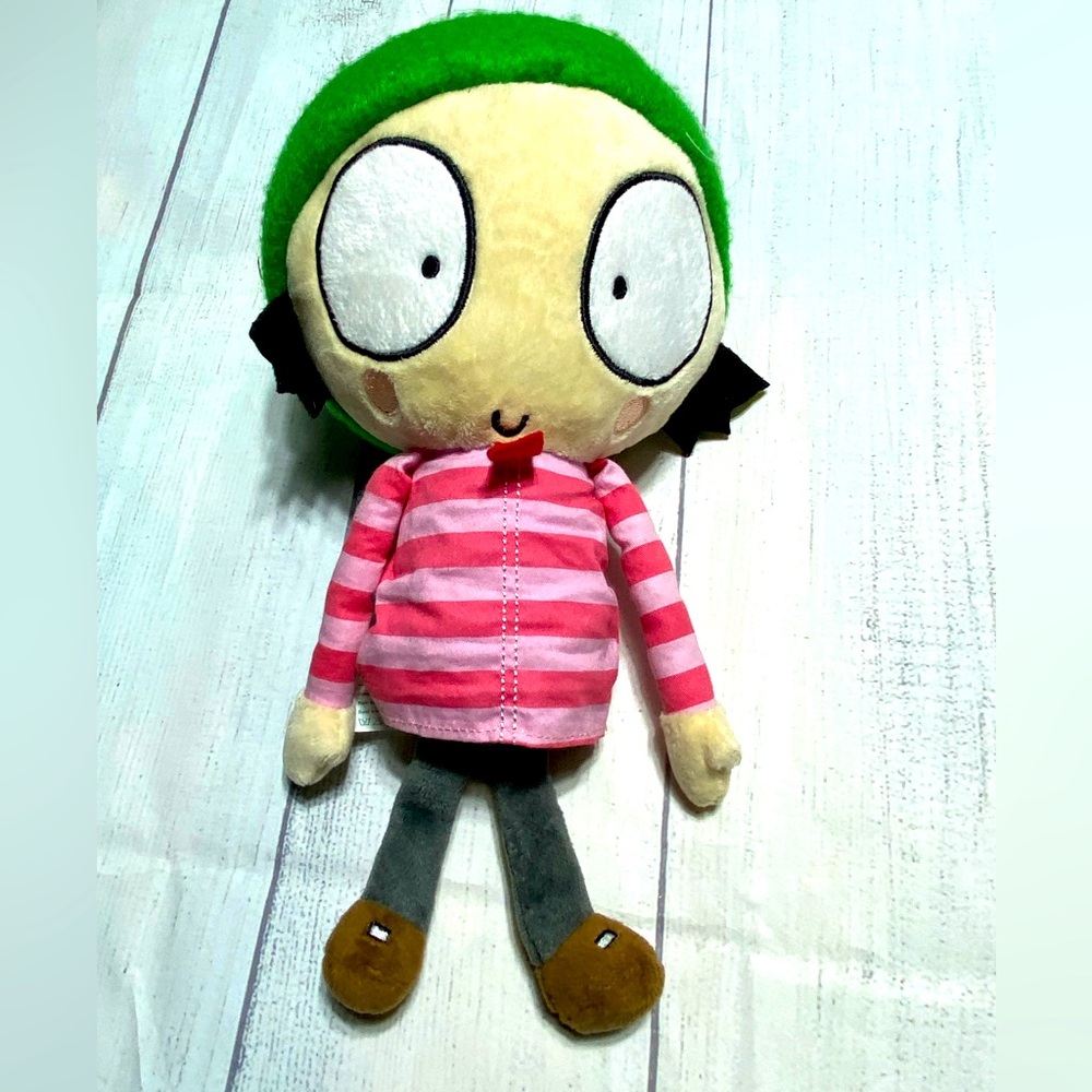 Sarah And Duck 12” Plush Doll Stuffed Animal 2014 Sara Rare Retired EUC
